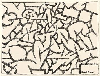 RUDOLF BAUER (1889 - 1953) Two lithographs.                                                                                                      